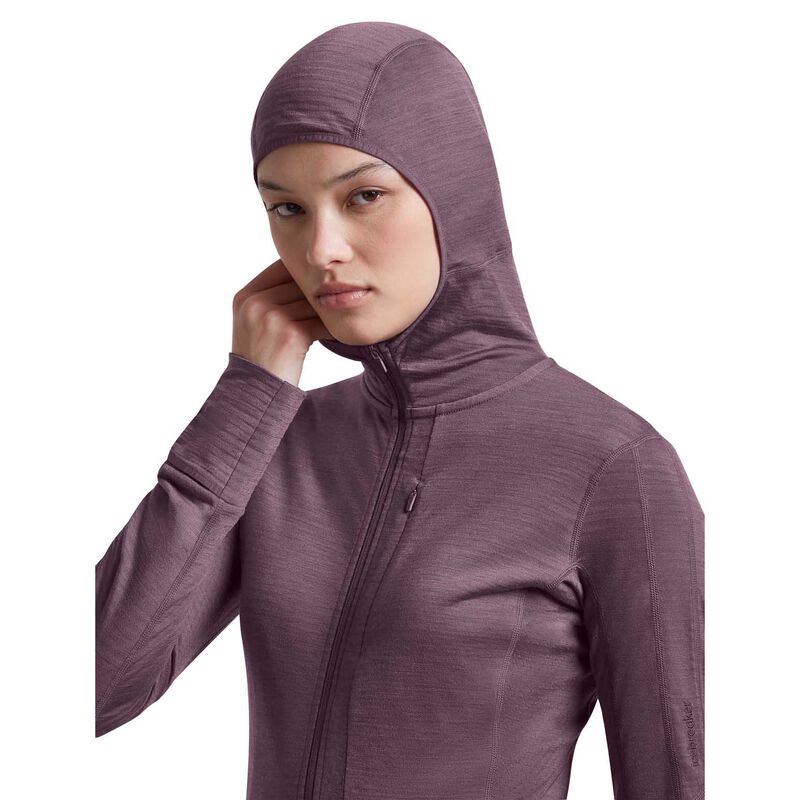 Icebreaker W Merino 200 RealFleece Descender LS Zip Hoodie image number 2